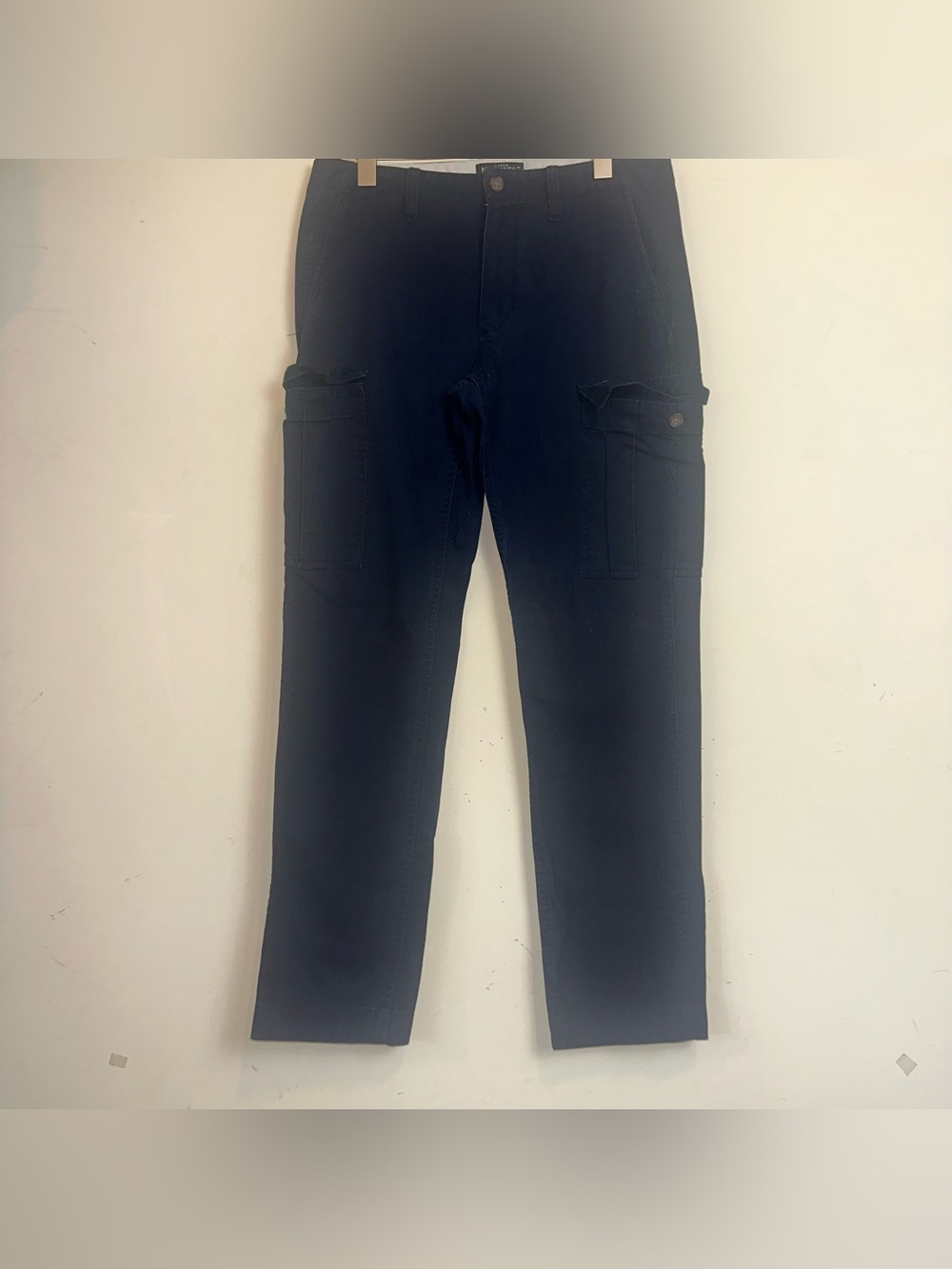 J.Crew Mercantile Men’s 31 Flex Cargo Pants Blue Straight Safari Style# J4975